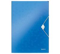 Leitz 4599 WOW carpeta de plástico con de cierrre elástico azul metalizado