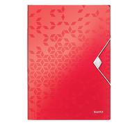 Leitz 4599 WOW carpeta elasto plástico rojo A4