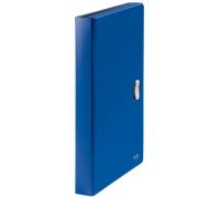 CARPETA POLIPROPILENO ACORDEON 5 POSICIONES+BOLSILLO FRONTAL BROCHE GIRATORIO A4 RECYCLE AZUL LEITZ 46240035