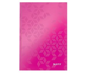 Leitz 4627 WOW Bloc de notas A5 rayado 90 gramos 80 hojas rosa
