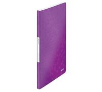 Carpeta Fundas LEITZ WOW Violeta, Din-A4 20 Hojas