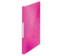 Leitz 4632 WOW carpeta de fundas A4 rosa metalizado (40 encartes)