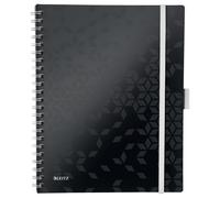 Leitz 4644 WOW cuaderno A4 rayado 80 gramos 80 hojas negro