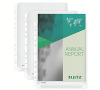Leitz 47563003 Maxi Document Wallet A4 PVC 1 x Pack de 5 Fundas Pack 5 Estándar