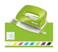 Leitz 5060 WOW mini perforadora de 2 agujeros verde (10 hojas)