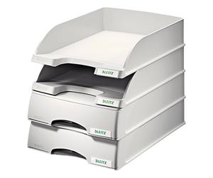 Leitz 5210 Plus bandeja portadocumentos con cajón gris