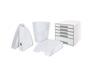 Leitz 5214 WOW Cajonera blanco/gris (5 cajones)