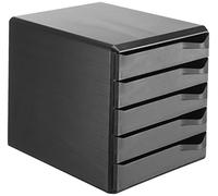 Leitz 52930095 - Cajonera para oficina (5 cajones, 291 x 352 x 291 mm), color negro
