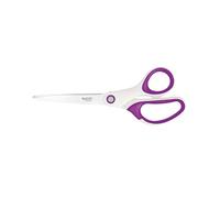 Leitz Tijeras WOW53192062 de titanio – 20,5 cm, mango ergonómico, para diestros y zurdos, púrpura