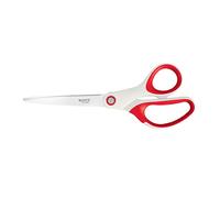 Leitz Tijeras WOW – Titanio, ambidiestras, mango ergonómico, rojas, 20,5 cm, 53192026