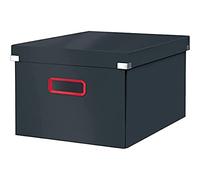 Caja De Almacenamiento Click & Store Mediana Leitz Cosy Gris Terciopelo
