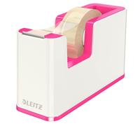 LEITZ 53641023 - Dispensador de cinta adhesiva WOW DUAL color fucsia metalizado/