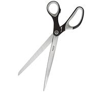 Leitz 54186095 - Tijeras de titanio, Para diestros y zurdos, Mango ergonómico, Largo 26 cm, Negro