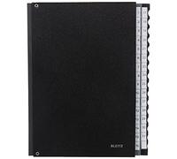 Leitz 59310095 - Archivador (32 separadores, polipropileno), color negro