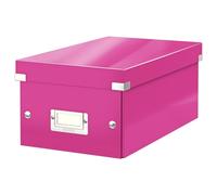 Leitz 6042 WOW Caja de DVD Rosa Metalizado
