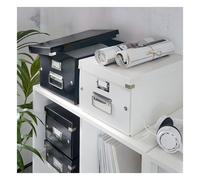 LEITZ 60440095 - Caja de archivo universal CLICK & STORE mediana (281x200x369 mm) color negro