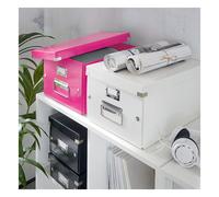 LEITZ 60440023 - Caja de archivos C&S WOW media rosa