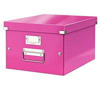Leitz Caja de archivos C&S WOW media 60440023, 286 x 200 x 369 mm, rosa