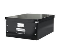 Leitz 6045 WOW caja de almacenamiento grande negra