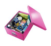 Leitz 6045 WOW Caja de almacenamiento grande rosa