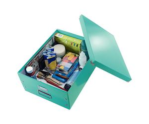 Leitz 6045 WOW Caja de almacenamiento grande turquesa