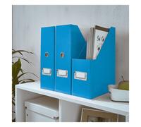 Leitz 6047 WOW revistero azul metalizado