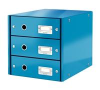 Leitz 6048 WOW cajonera azul metalizado (3 cajones)