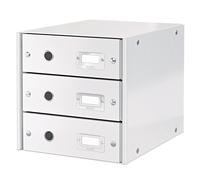 Leitz 6048 WOW cajonera blanco metalizado (3 cajones)