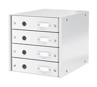 Leitz 6049 WOW cajonera blanco metalizado (4 cajones)
