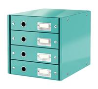 Leitz 6049 WOW cajonera turquesa metalizado (4 cajones)