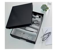 Leitz 6058 WOW caja de clasificación mediana negra