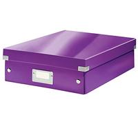 Leitz 60580062 - Caja organizadora Click & Store Mediana (280x100x370 mm) Color Violeta