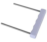 Leitz 60790000 - Anilla articulada para archivadores, color lila con barra plástica y dos tiras metálicas