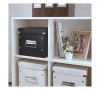 Leitz 6109 cube caja de almacenamiento mediana negra