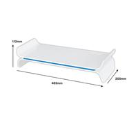 Leitz 6504 WOW soporte para monitor azul