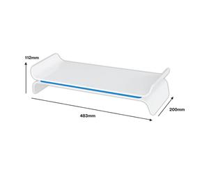 Leitz 6504 WOW soporte para monitor azul