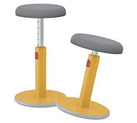 Leitz Ergo Cosy taburete activo amarillo para sentarse y pararse