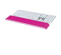 Leitz 65230023 - Reposamuñecas ajustable para teclado Ergo WOW, dos alturas seleccionables, Fucsia/Blanco