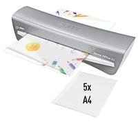 LEITZ 73680089 - Plastificadora térmica iLAM Home Office DIN A4 color blanco/gris