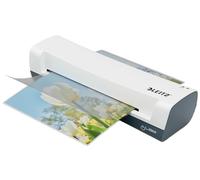 Leitz 74310001 - Plastificadora A4 Leitz iLAM Home, Tiempo Reducido de Precalentamiento de Tres Minutos, Bolsas para Plastificar de 75-125 micras, Incluye Pack de Láminas