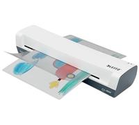 Leitz 74320001 - Plastificadora Leitz iLAM Home A3, Color Blanco, Tiempo Calentamiento 3 min, Utiliza de 2x75 a 2x125 Micras, Luces LED, Incluye Kit Inicio, Plastifica 10 Bolsas en 10 min