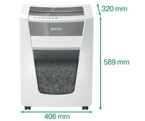 Leitz 80050000 triturador de papel Microcorte 23 cm Blanco