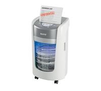 Leitz 83580000 - Destructora de Papel Microcorte IQ OptiMax Small Office P5 con Tecnología de Giro de la Papelera, Capacidad 15L, Destruye 8-6 Hojas, Funcionamiento Continuo de 20 Minutos