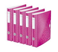 Leitz 939000 - Archivador A4, 65 mm, color rosa