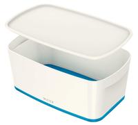 Leitz A5 MyBox Small with Lid, Storage Box for Home and Office, 5 L, High Gloss,