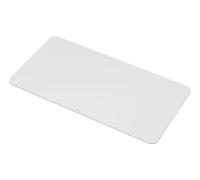 Leitz Alfombrilla de Escritorio Grande de Cuero - Cuero Reciclado, Antideslizante, Alfombrilla para Teclado y Ratón, Protector de Escritorio para Oficina y Hogar, Papel Secante (70x36cm, Gris Claro)