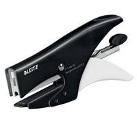 Leitz Alicates de grapado, capacidad de 15 hojas, cuerpo de metal ergonómico, incluye grapas, gama WOW, 55311095 - negro