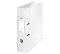 Leitz Archivador de palanca Gama WOW 10050001 Blanco perla Lomo de 80 mm (Diseño puede variar)