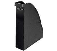 Leitz Archivador de pie A4, 6 unidades, para uso en formato vertical y horizontal, color negro, serie Plus, 24760095