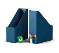 Leitz Archivador revistero 2x A4 – 900 hojas, compatible con estanterías modulares, Azul Noche